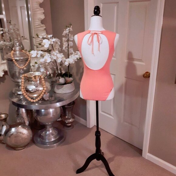 NWT Eidon Surf Zora blush deep scoop back one piece swimsuit, S - Picture 8 of 8